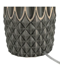 360 Lighting Olsen 26 1/2" High Stripe Ceramic Table Lamp Set of 2