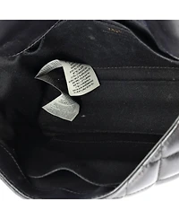 Pre-Owned Versace Medium Medusa Padlock Icon Flap Bag Quilted Leather