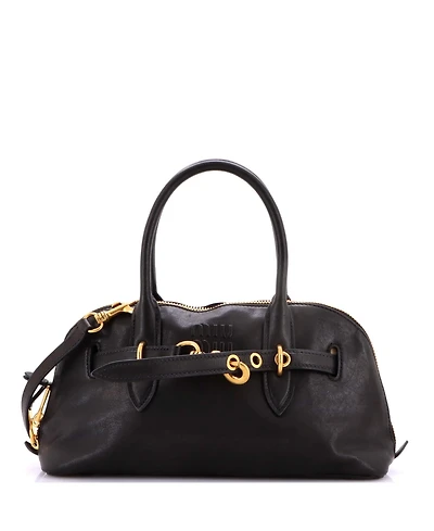 Pre-Owned Miu Miu Regular Aventure Top Handle Bag Leather