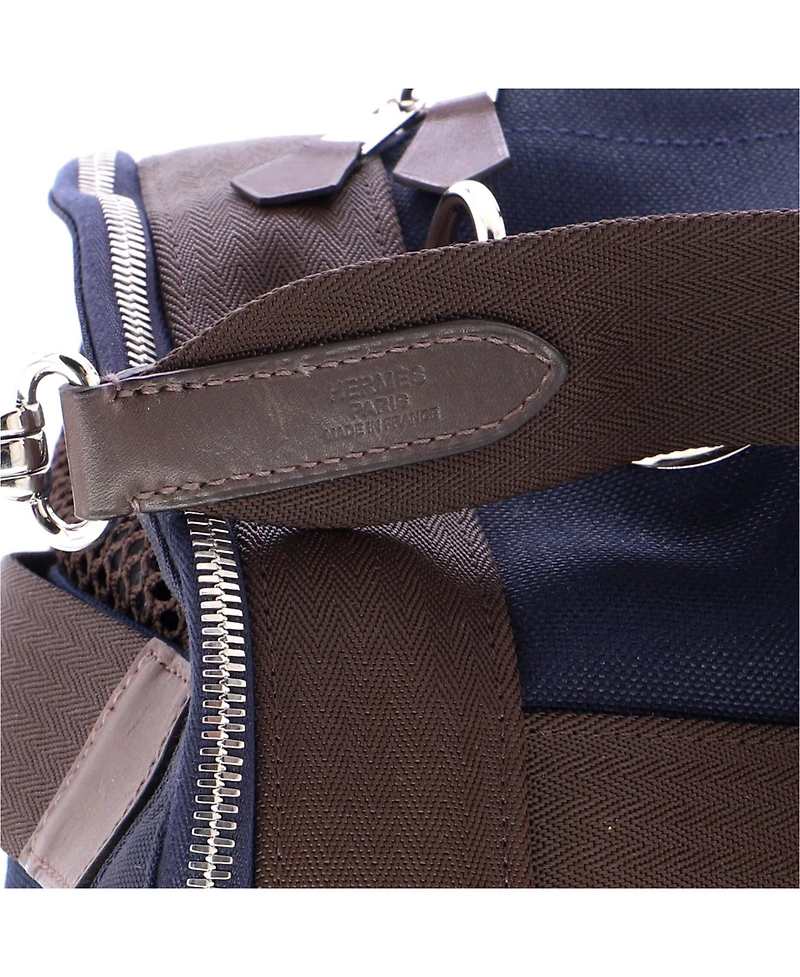 Pre-Owned HERMES Carrying Dog Bag Canvas