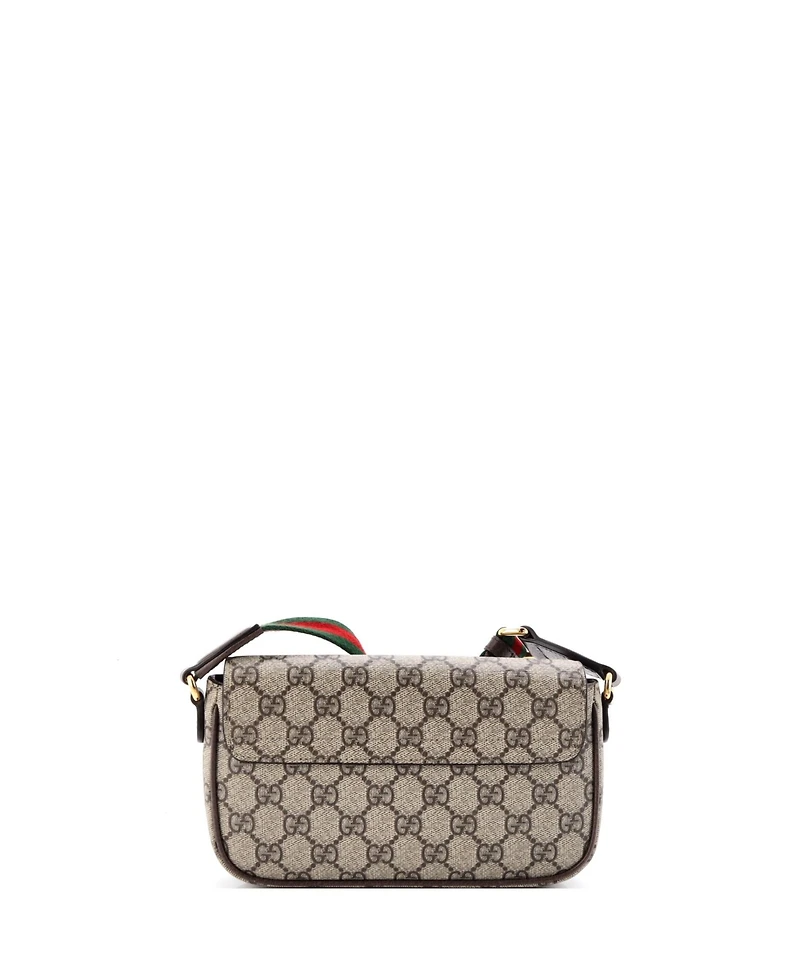 Pre-Owned Gucci Mini Ophidia Envelope Flap Shoulder Bag Gg Coated Canvas