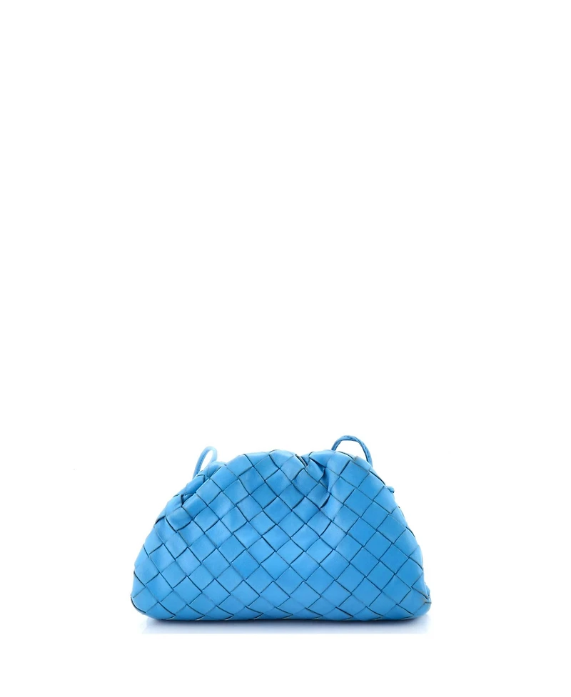 Pre-Owned Bottega Veneta Mini The Pouch Intrecciato Nappa