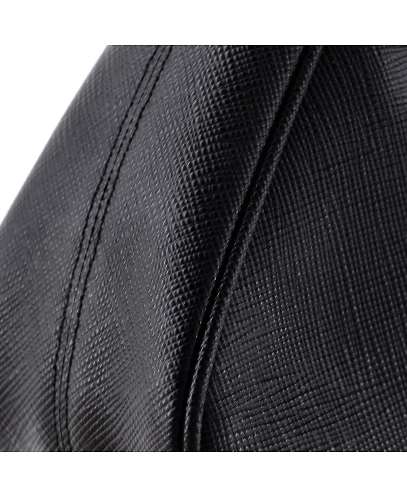 Pre-Owned Prada Mini Adjustable Handle Zip Hobo Saffiano Leather