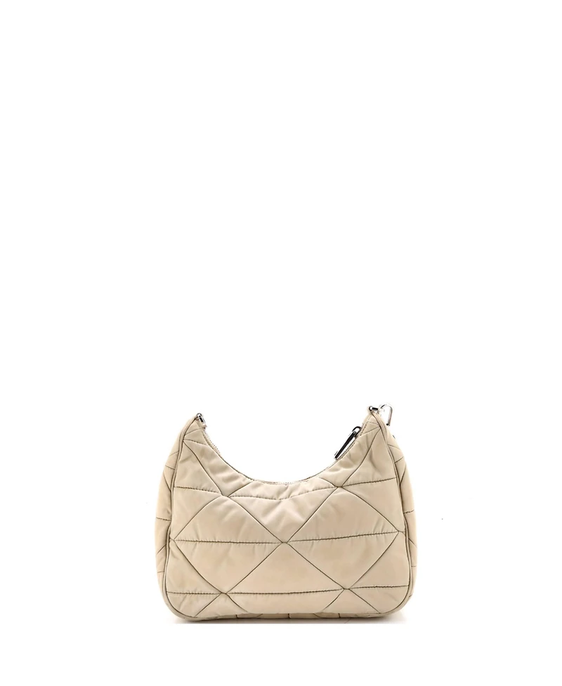 Pre-Owned Prada Small Re-Edition Shoulder Bag Quilted Tessuto