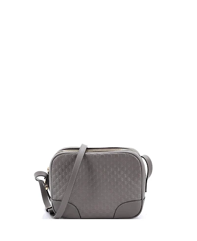 Pre-Owned Gucci Mini Bree Disco Crossbody Bag Microguccissima Leather