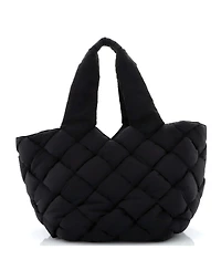 Pre-Owned Bottega Veneta Cassette Paper Tote Intrecciato Nylon