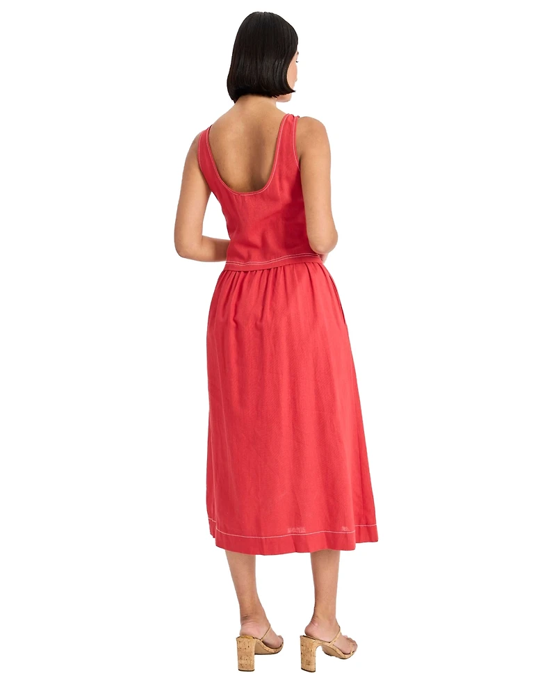 Donna Morgan Women's Isla Lined Midi Dress