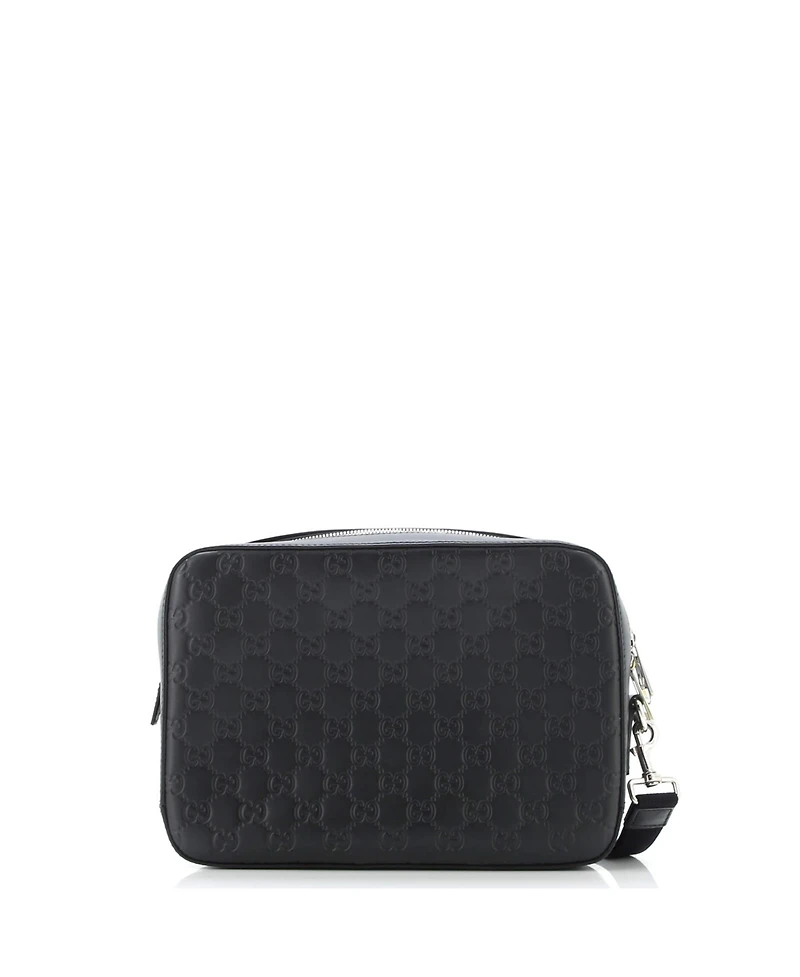 Pre-Owned Gucci Wristlet Clutch Guccissima Leather