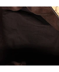 Pre-Owned Gucci Medium Front Pocket Web Messenger Gg Canvas