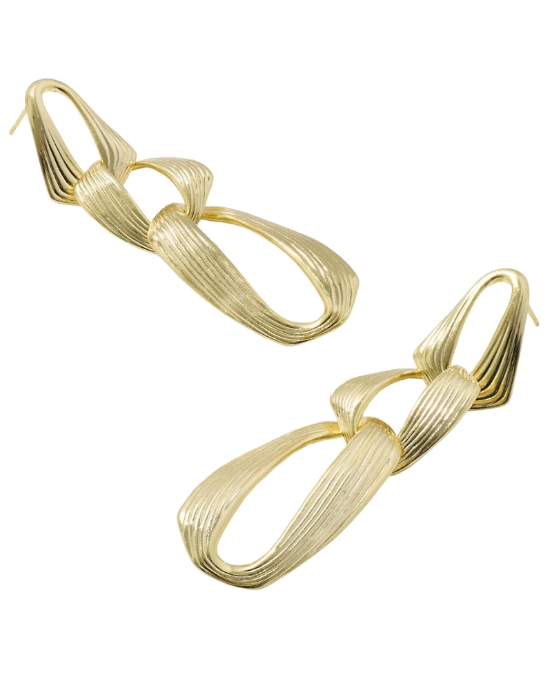 Kendra Scott Kira 14k Gold-Tone Over Brass Statement Earrings