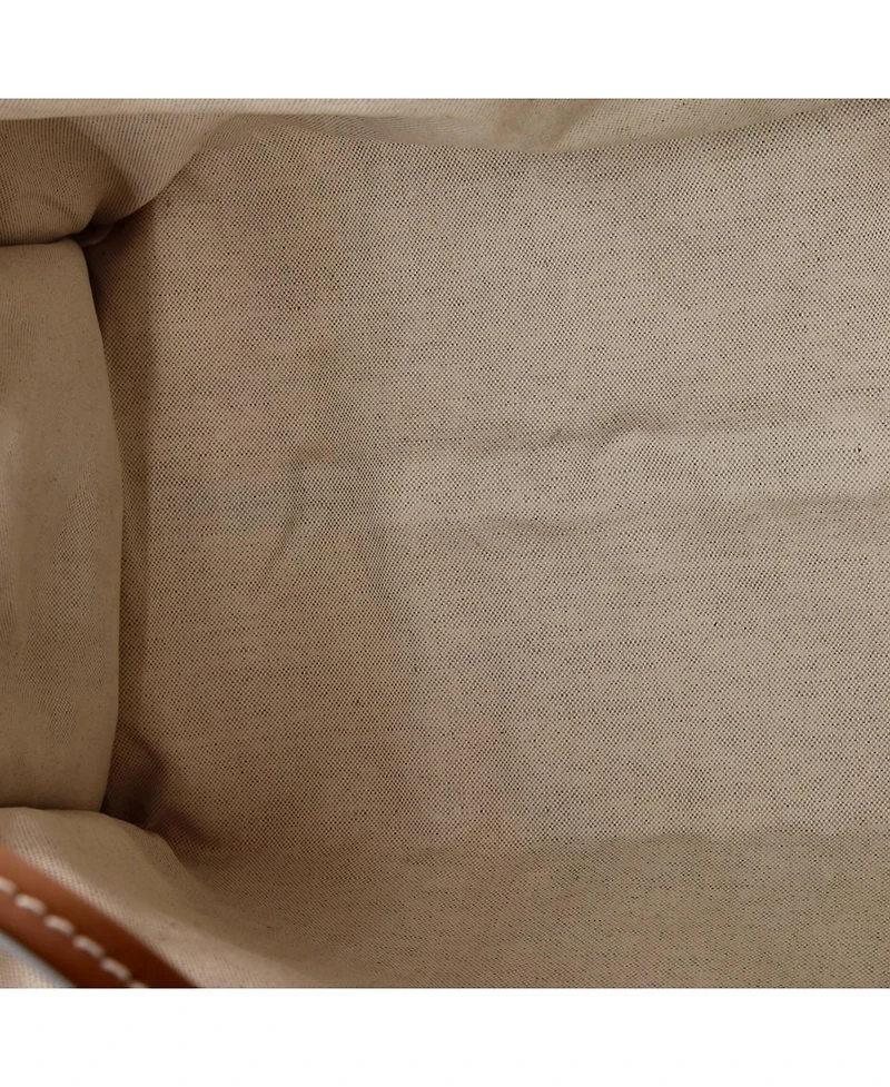 Pre-Owned Gucci Large Interlocking G Web Tote Canvas