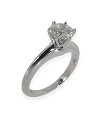 Pre-Owned Tiffany & Co 0.88 ct Round Brilliant Diamond Engagement Ring