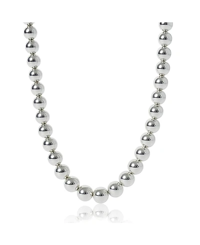 Pre-Owned Tiffany & Co Sterling Silver HardWear Graduating Ball Necklace