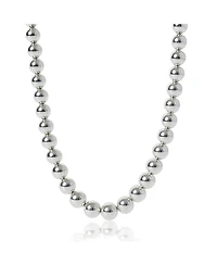 Pre-Owned Tiffany & Co Sterling Silver HardWear Graduating Ball Necklace
