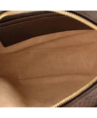 Pre-Owned Gucci Mini Ophidia Round Backpack Gg Coated Canvas