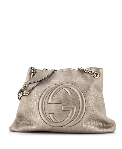Pre-Owned Gucci Medium Soho Chain Strap Shoulder Bag Leather