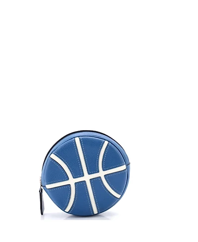 Pre-Owned Hermes Basketball Change Purse Leather