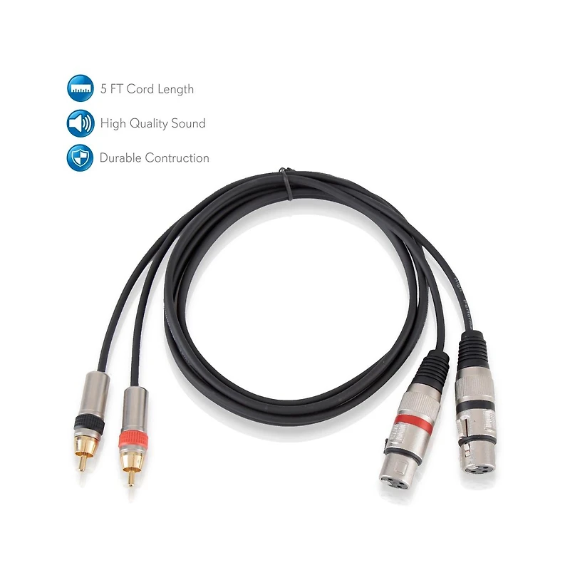 Pyle Rca to Xlr Audio Cord