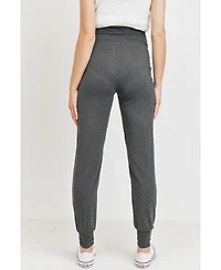 Hello Miz Maternity Over-the-Belly Pull-On Joggers With Side Pockets