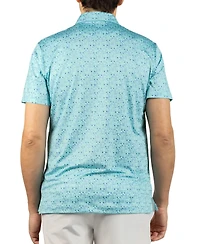 Tailorbyrd Men's Hole One Printed Performance Polo Shirt