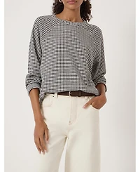 Hush Women's Matilda Gingham Raglan Top