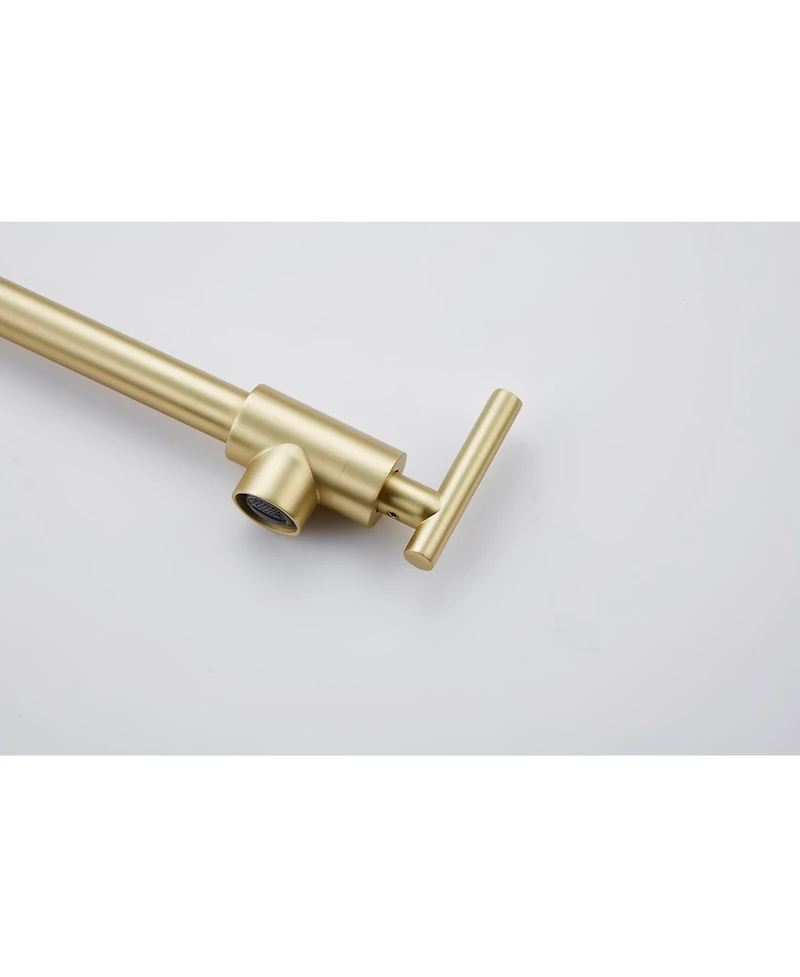 Busdays Wall Mount Folding Kitchen Pot Filler Faucet