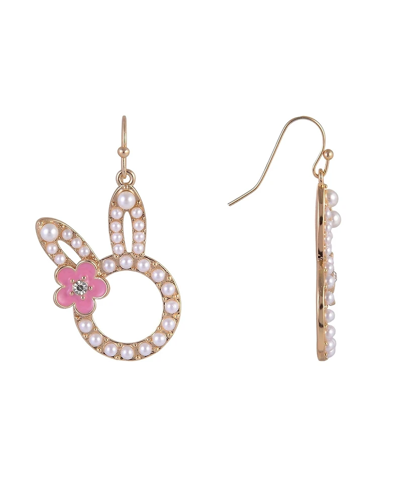 Hallmark Pearl Easter Bunny Earrings