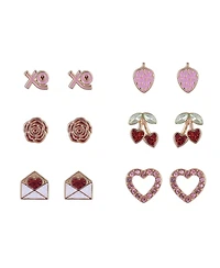 Hallmark 6-pack Earring Set Brass Material