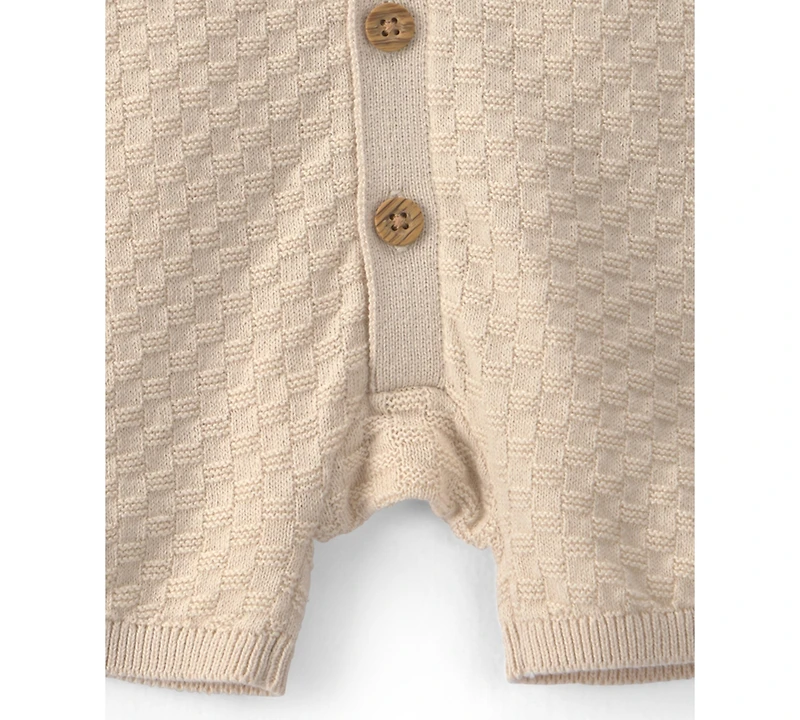 Carter's Baby Boys' Button-Down Short-Sleeve Romper