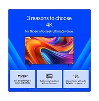 Vizio 65" 4K Uhd Led Smart Tv Bundle with Uax Hdmi Cable, 12-Month Cps Protection and Screen Cleaner + Microfiber Cloth-V4K65MKIT1