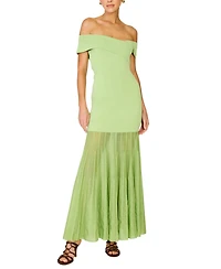 Line & Dot Women's Rowan Off-The-Shoulder Sweater Dress