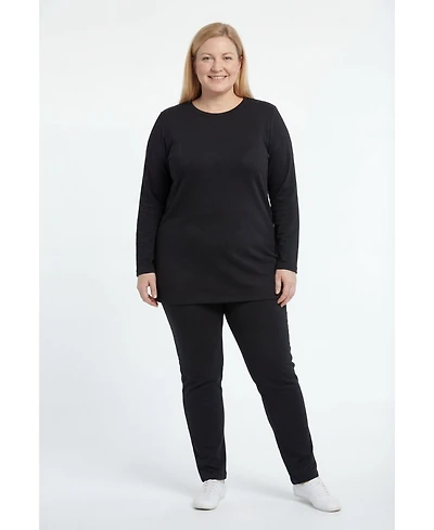 Woman Within Women's Fleece Sweatshirt Set