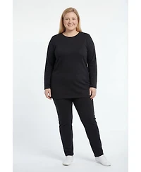 Woman Within Women's Fleece Sweatshirt Set