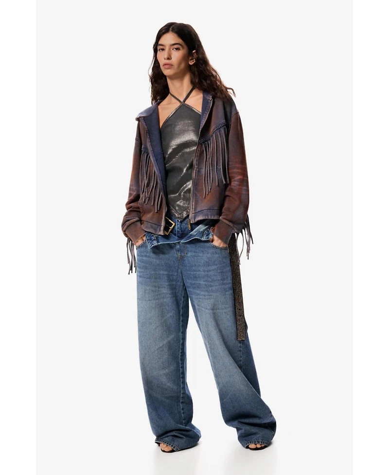 Desigual Women's Oversized Sweatshirt Masha Popova