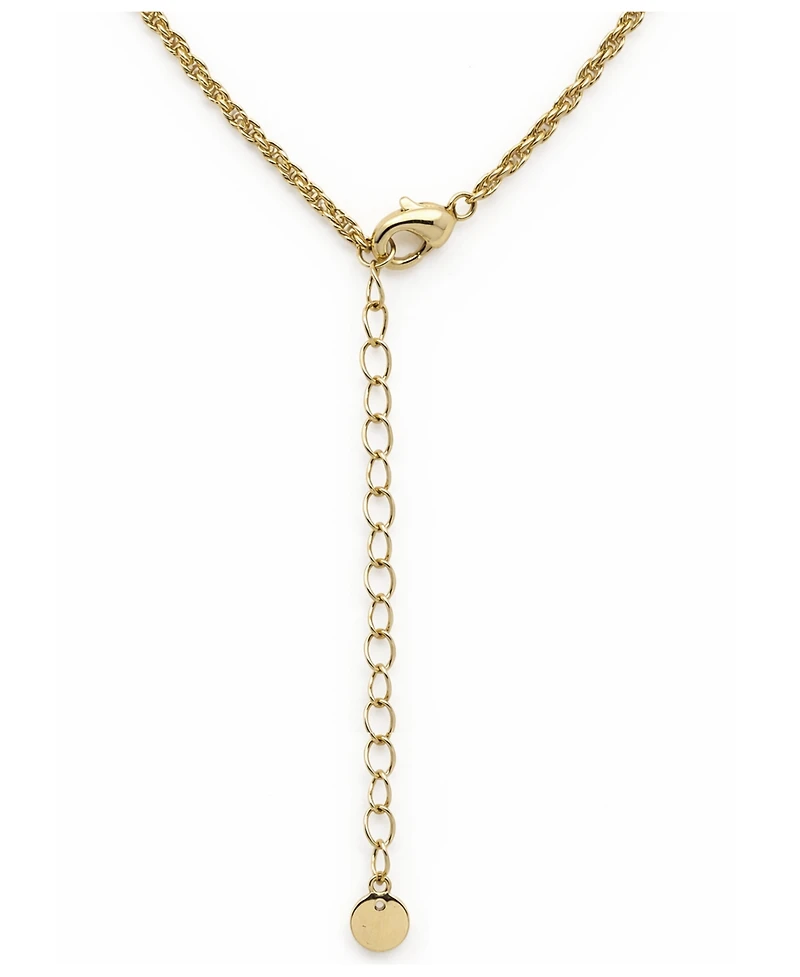 And Now This Clear Cubic Zirconia Lariat Necklace