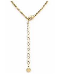 And Now This Clear Cubic Zirconia Lariat Necklace