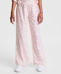 With Jules Girls' 7-16 Printed Lightweight Ribbed Pants