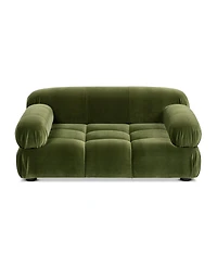 Zeus and Ruta Modern Upholstered Marcel Pet Bed For Small To Medium Dogs Cats