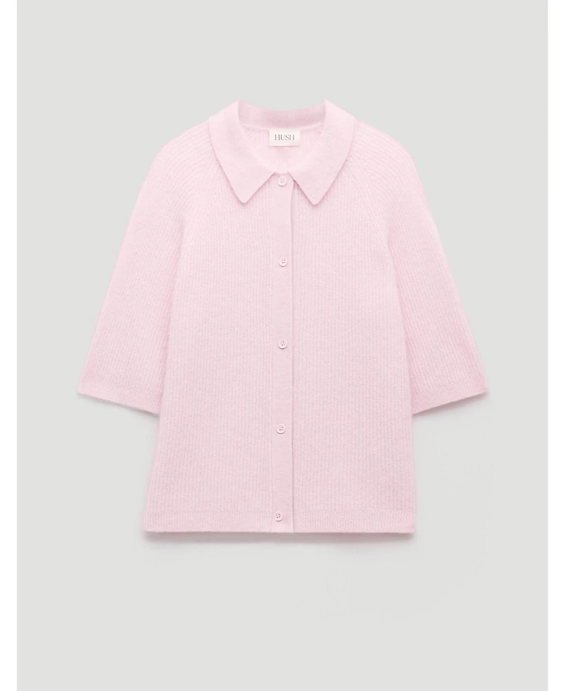 Hush Women's Jinny Wool Blend Short Sleeve Cardigan