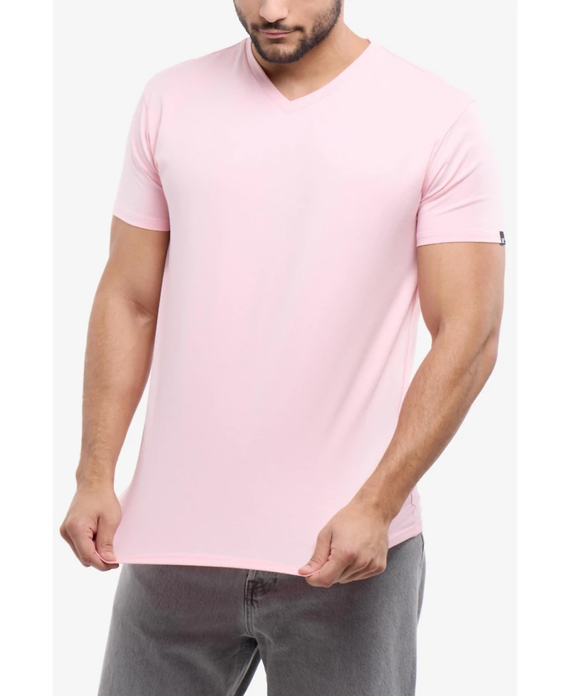 X-Ray Men's Basic V-Neck Short Sleeve T-shirt