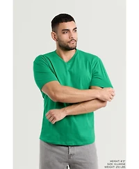 X-Ray Men's Basic V-Neck Short Sleeve T-shirt