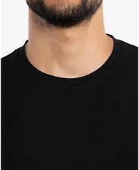 X-Ray Men's Soft Stretch Crew Neck Long Sleeve T-shirt