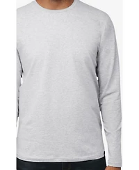 X-Ray Men's Soft Stretch Crew Neck Long Sleeve T-shirt
