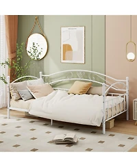 Gouun Metal Twin Daybed with Slat Support