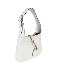 Pre-Owned Gucci White Grained Leather Small Jackie Hobo