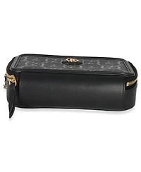 Pre-Owned Gucci Black Gg Star Embossed Calfskin Mini Gg Chain Bag