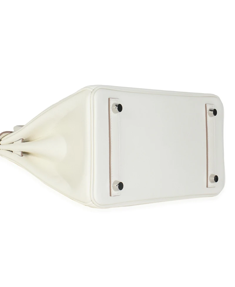 Pre-Owned HERMES Mushroom Swift Birkin 25 Phw