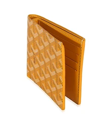 Pre-Owned Goyard Yellow Goyardine Canvas Victoire Wallet