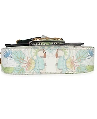 Pre-Owned Gucci Multicolor New Shanghai Tiger Savanah Web Mini Horsebit 1955 Shoulder Bag