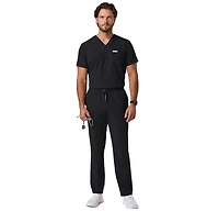 Jaanuu Men's Ultra last Essential Performance 5-Pocket Scrub Set